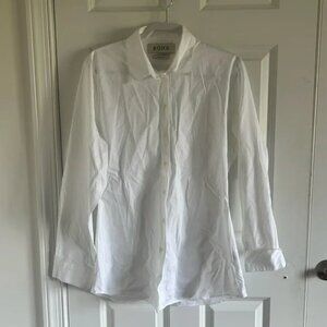 ROHE Women's Shirt Cotton White Button Down Size 42 US Size 10